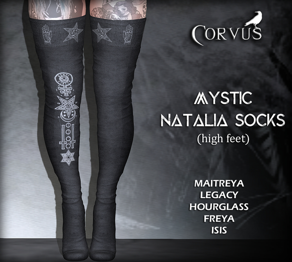 Corvus : Mystic Natalia Socks