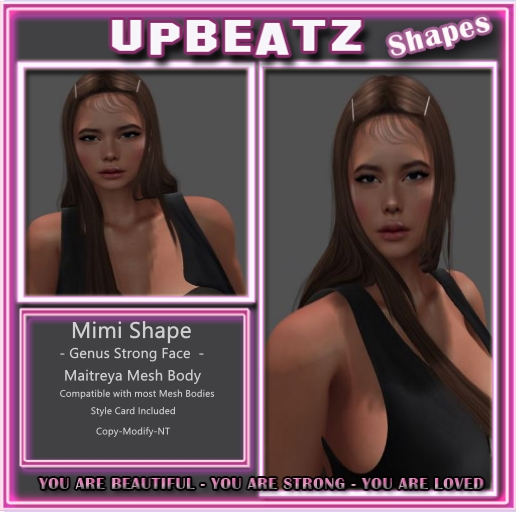 UpBeatZ: Mimi Shape  Genus  Strong Face