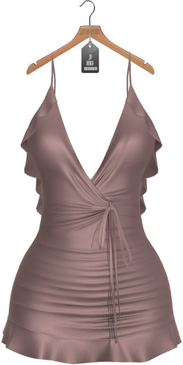 JF Design - Melody Dress/Panty - RosyBrown
