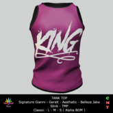 Merc - Tank Top PK - King #1 - Mens