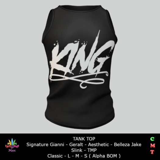 Merc - Tank Top BT - King #1 - Mens