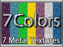 Zoy Texture [ Metal Texture 14 ] Seamless - 7 Colors