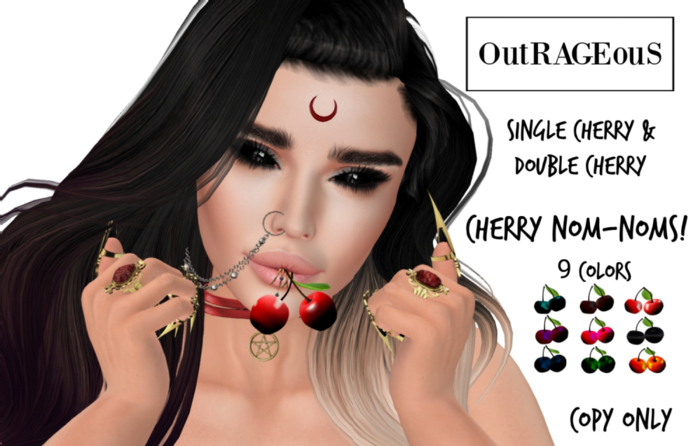 OutRAGEouS - Cherry Nom-Noms - 9 Colors