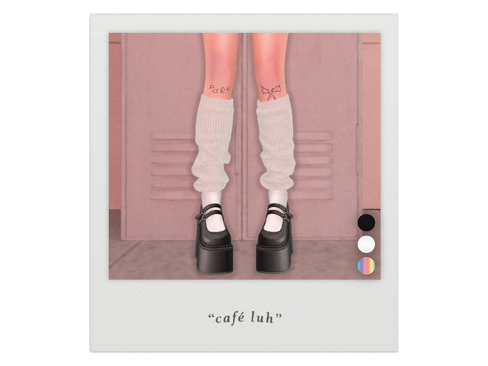 "CAFE LUH": Leg Warmers