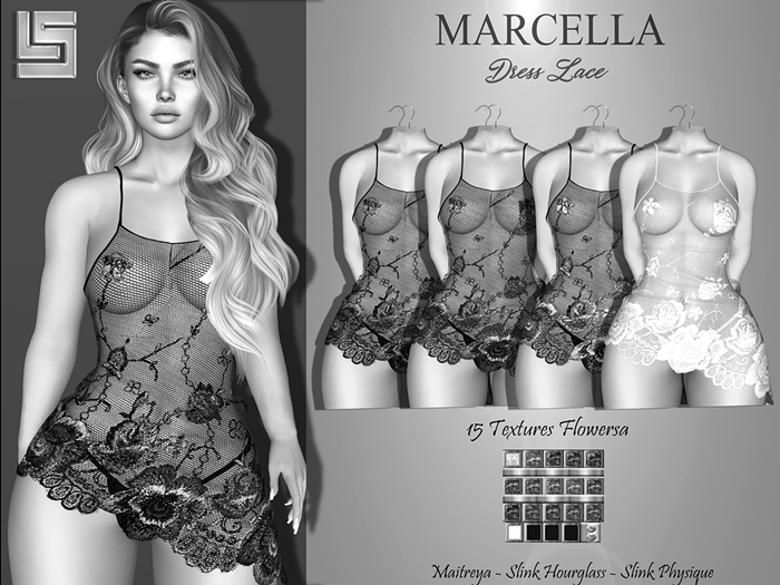 [LS] MARCELLA DRESS LACE DEMO