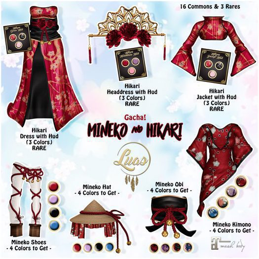 Luas Mineko Hat Red