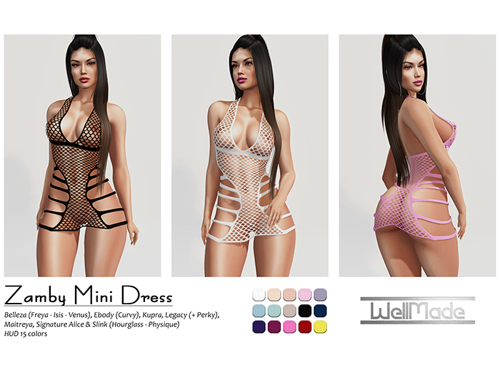 [WellMade] Zamby Mini Dress 