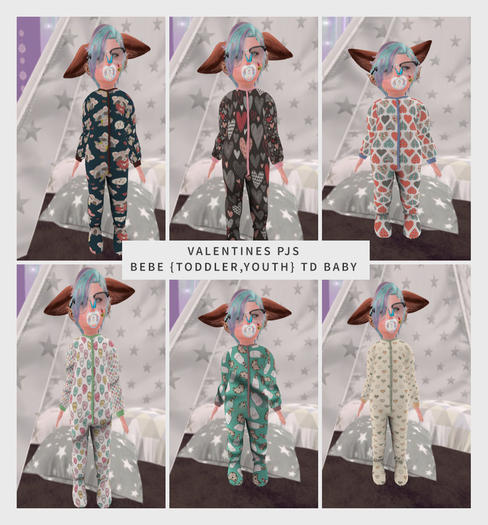 *~Happy Raindrops~*  VDay PJS FatPack