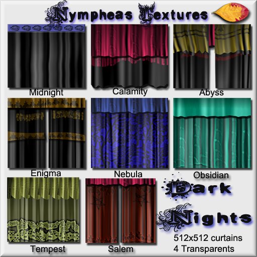 ##Nympheas Textures - Dark Nights