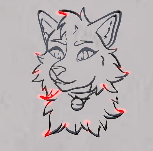 [dW] 2. Furry Sign / 100% Mesh