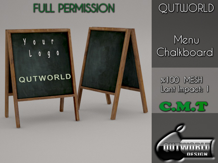 .::QUTWORLD Menu Chalkboard::.FP 