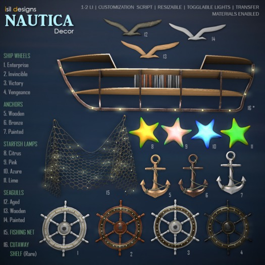 ~isil~ *Nautica* Starfish - Lime -