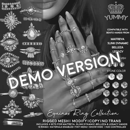 (Yummy) Equinox Ring Collection DEMO