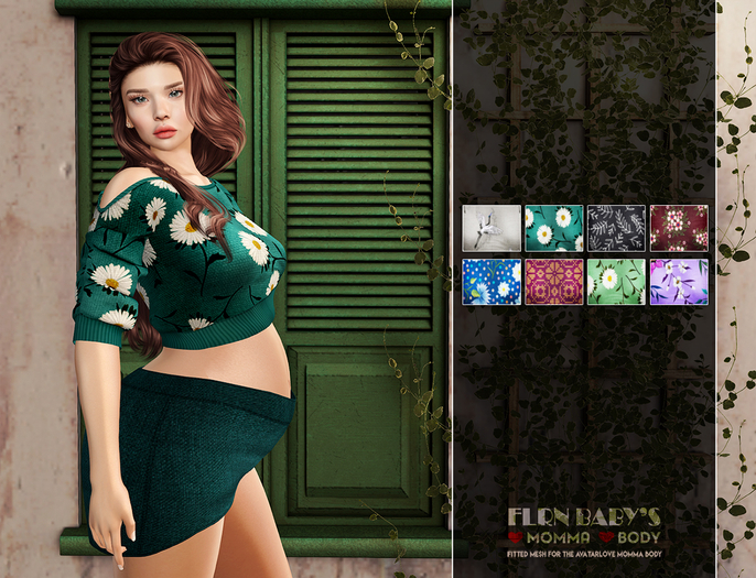 [FLRN DESIGN] - Gia Top Pattern Fatpack