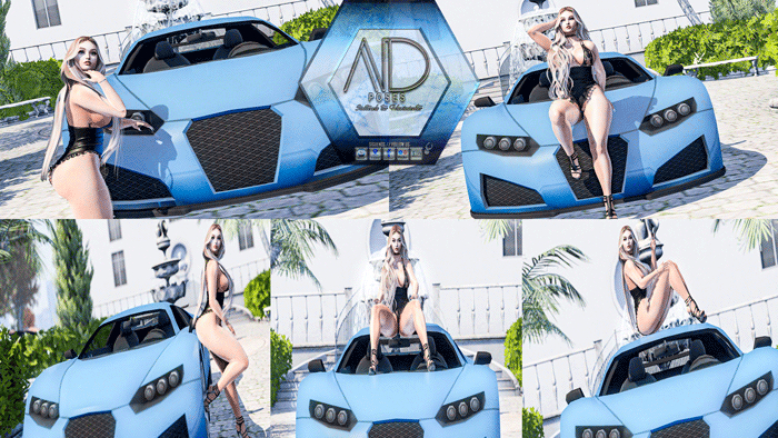 *AD POSES* Car Poses Woman