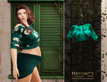 [FLRN DESIGN] - Gia Top Batik Mint