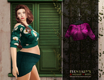 [FLRN DESIGN] - Gia Top Batik Magenta