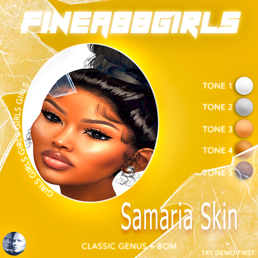 F88- Samaria Skin  Caramel