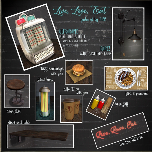 ..::THOR:::. Live Love Eat - Food & Placemat