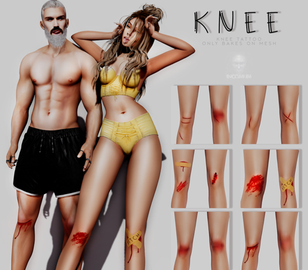 -INCOMUM - Knee Tattoo BoM -  FATPACK