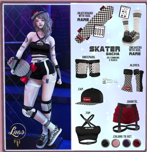Luas Skater Sneakers RARE