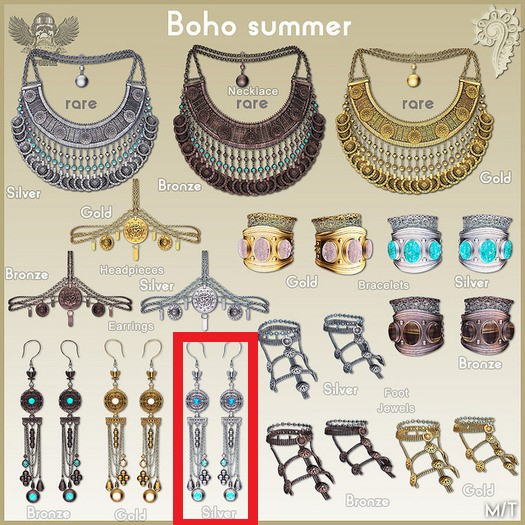 [The Forge] Boho Earrings, Silver