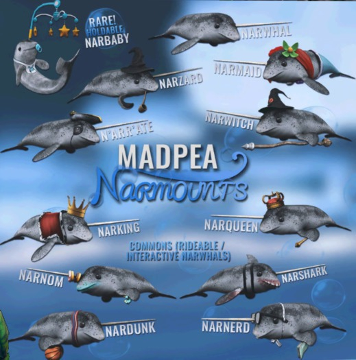 MadPea Narmounts - Narbaby Boy (t) RARE