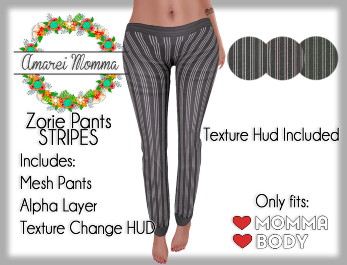 Amarei Momma [Zorie Pants STRIPES] (Add to Unpack)