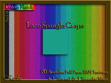 Lace Spangle Crepe Solids Seamless Texture Set
