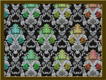 Regal Brocade #01 Silver Seamless Texture Set