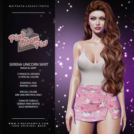 Serena Skirt [Unicorn Pack] - Maitreya • Legacy • Freya