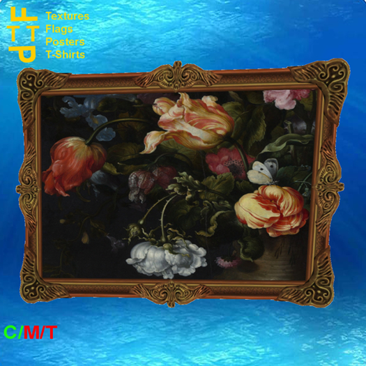 old frame floral 5 boxed
