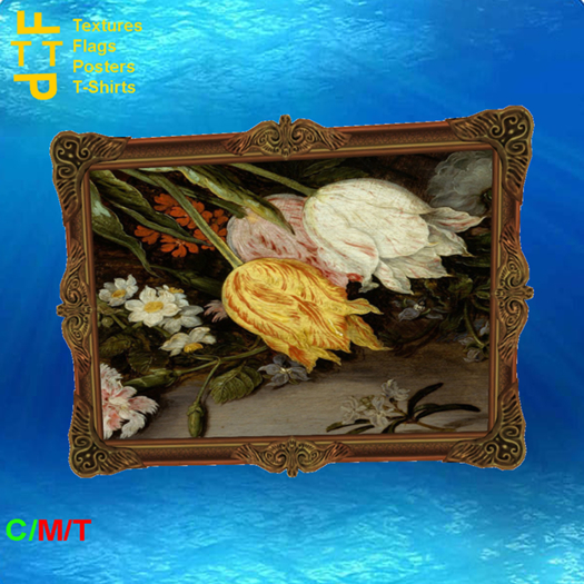 old frame floral 6 boxed