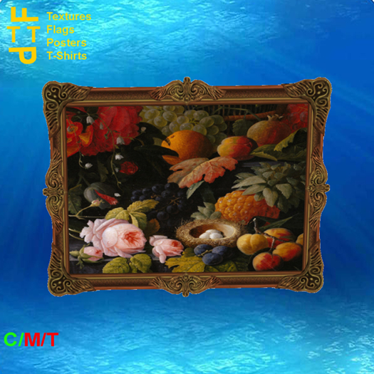 old frame floral 7 boxed