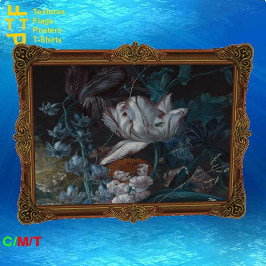 old frame floral 10 boxed