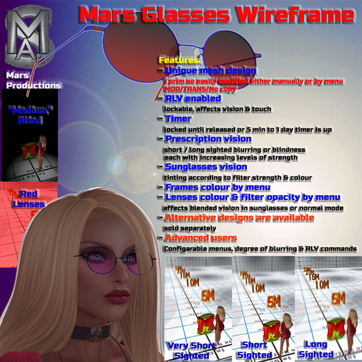Mars Glasses (Wireframe)