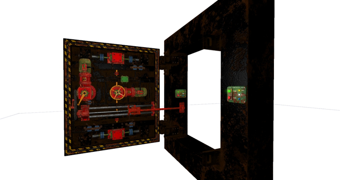 Bunker Door DZG-150x180 (Mesh)