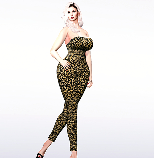 AXE-DRESS LEOPARD-KUPRA- ORIGINAL-LOW-BIMBO