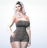 AXE-MINI DRESS-LEOPARD-KUPRA-ORIGINAL-LOW-BIMBO