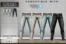 .:FashionArt:. JEANS PANTS AND BELT PACK 1 GIANNI AND JAKE
