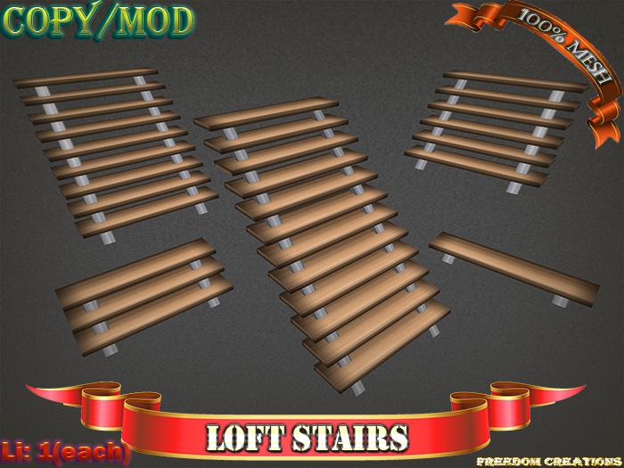 Loft stairs(C/M)-Freedom creations