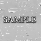 Zoy Texture [ Water Drop ] Seamless - Light Gray