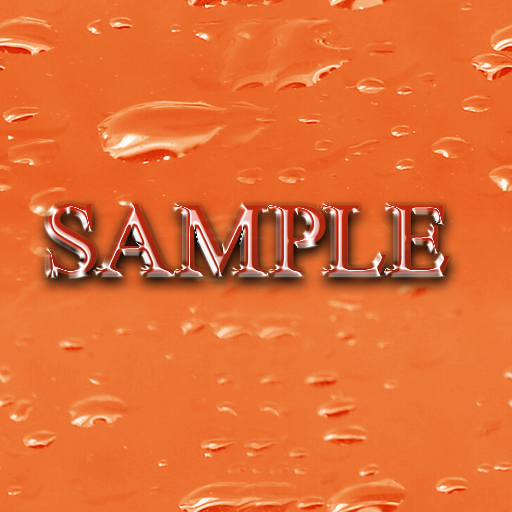 Zoy Texture [ Water Drop ] Seamless - Orange