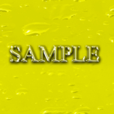 Zoy Texture [ Water Drop ] Seamless - Yellow