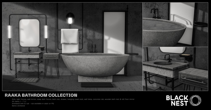 BLACK NEST / Raaka Bathroom Collection (PG)