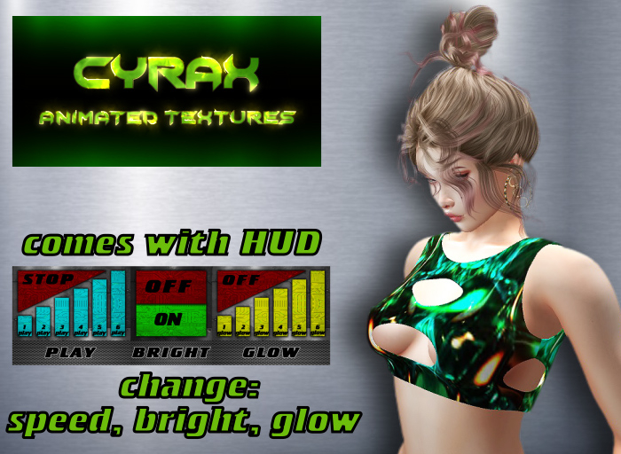 Top for Maitreya,Belleza,Slink,Tonic,eBody-Animated Texture-Model A3 T15