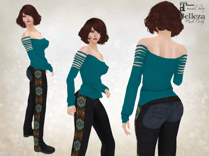 Razor Chaps Outfit Nations - Delivery HUD