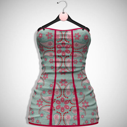 ChicModa // Shania Dress // MINT FLORAL