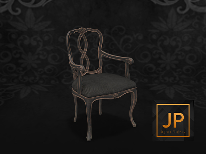 ..::THOR::..  Antique Striped Chair