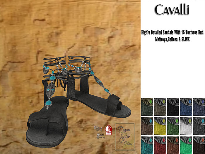 !CGF-*Cavalli*Sandals W/Hud